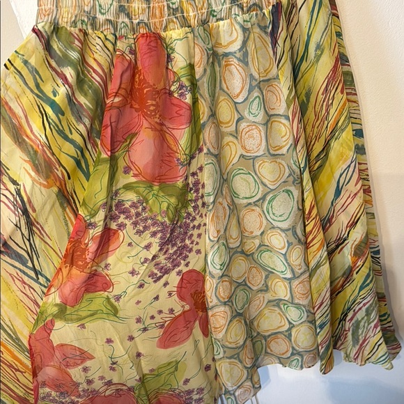 Chetta B Silk V-Neck Flutter Sleeve Sundress - Picture 9 of 9